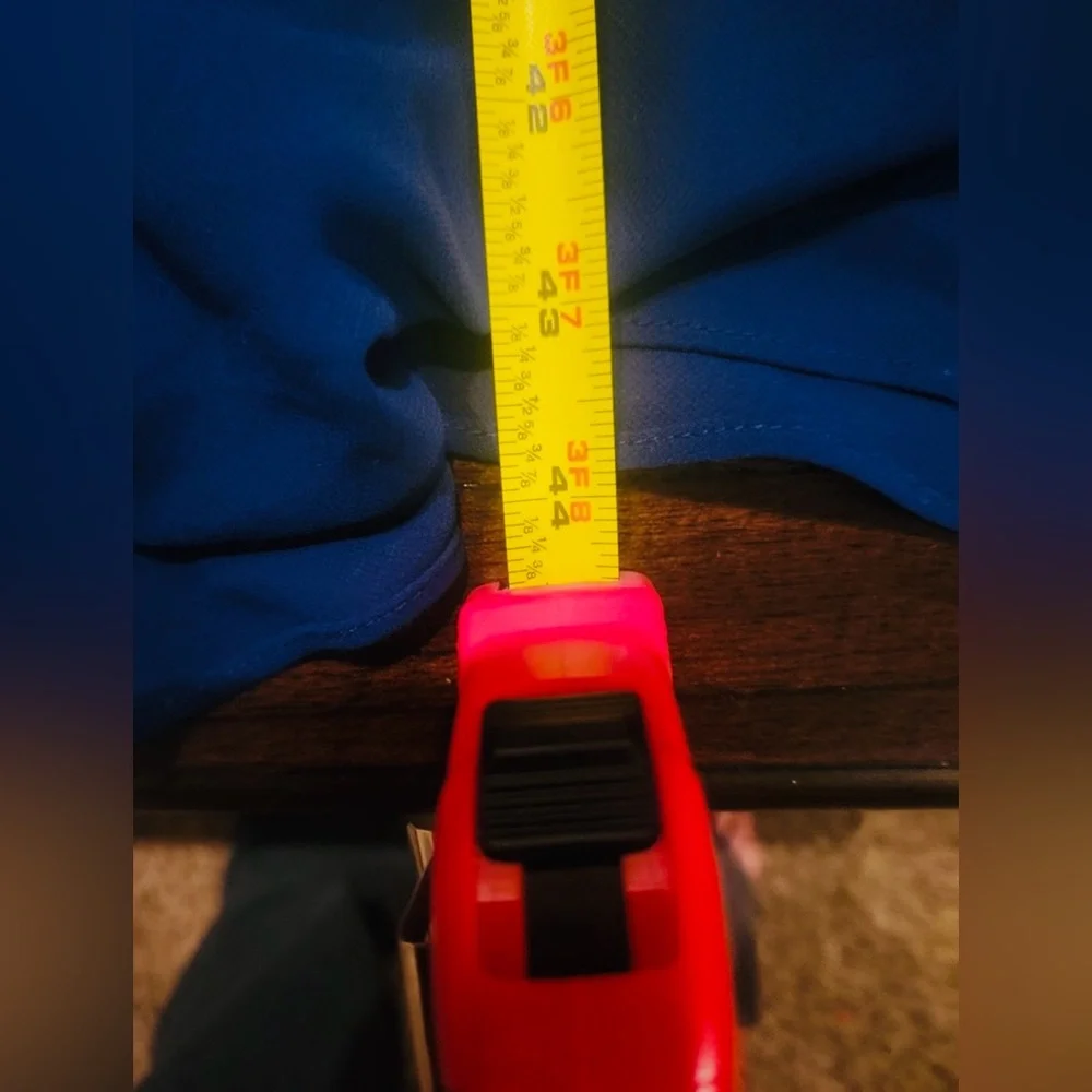 Jones Studio Deep Blue V-Neck Midi Dress - Picture 6 of 9